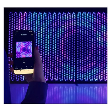 Twinkly | Lightwall Smart LED Backdrop Wall 2.6 x 2.7 m | RGB, 16.8 million colors - 4